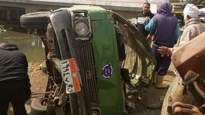 إصابة 9 أشخاص في حادث ميكروباص بكفر الشيخ