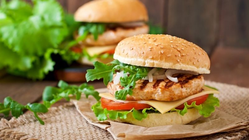 برجر الدجاج 