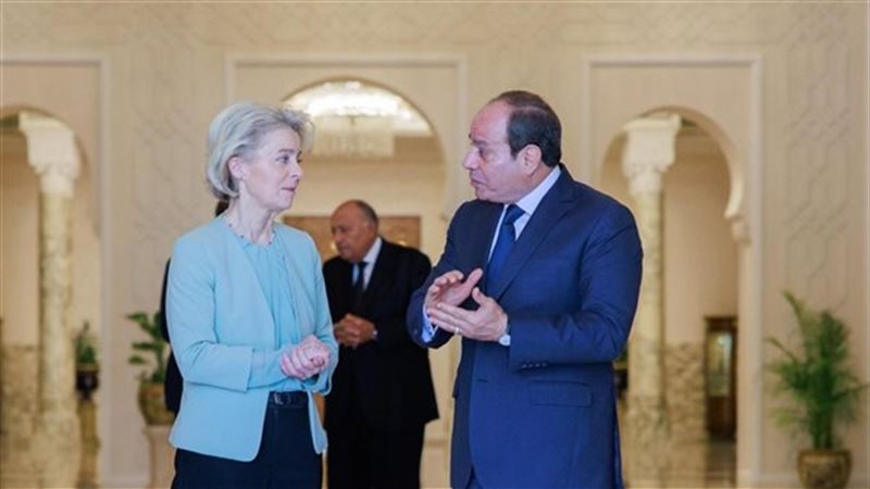 الرئيس السيسي وأورسولا