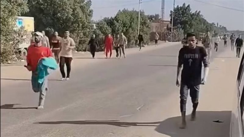 اثناء الهروب الجماعي