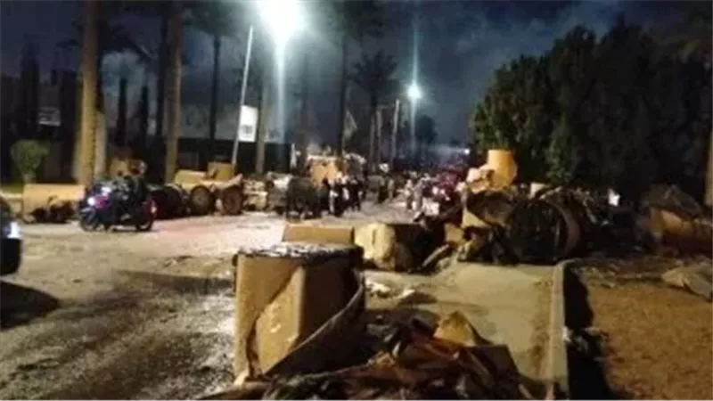 حريق شركة تعبئة وتغليف بالعاشر من رمضان