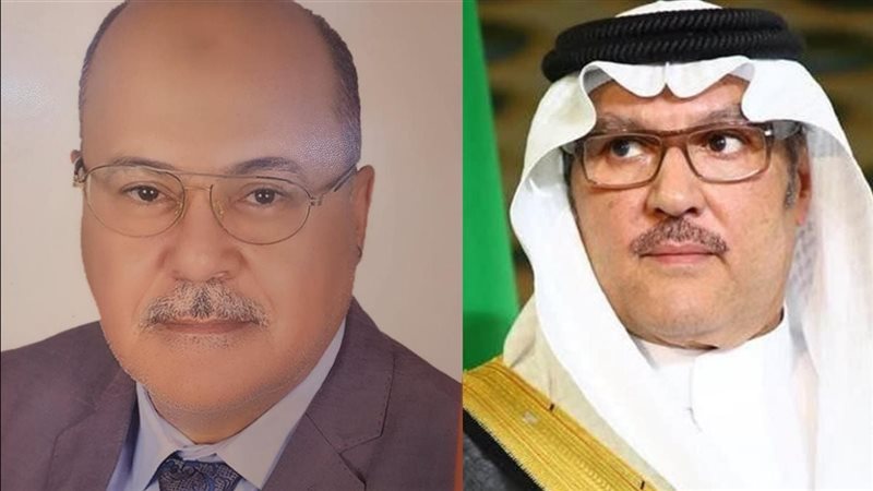 المستشار ثروت محمد - السفير صالح بن عيد الحصيني