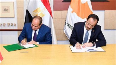ترفيع العلاقات إلى شراكة استراتيجية بين مصر وقبرص