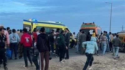 بالأسماء.. إصابة 5 من أسرة واحدة في حادث تروسيكل ببورسعيد